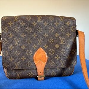 Louis Vuitton Brown Monogram Cartouchiere Messenger Bag
H: 9” W: 10” D: 3”